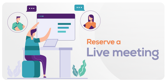 Reserve a meeting - Course page